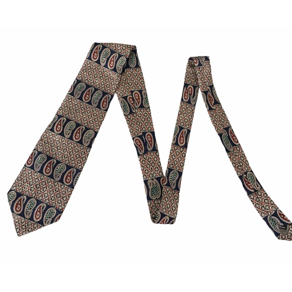 Vintage Givenchy Tie Silk Geometric 59L X 4W - Picture 2 of 4